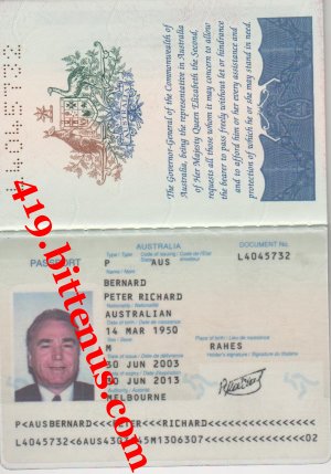My Australian Passport - 0012